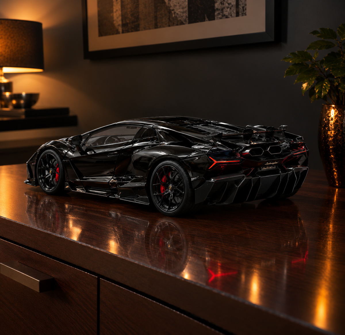 HOPLA - Miniature Lamborghini avec effet de brume